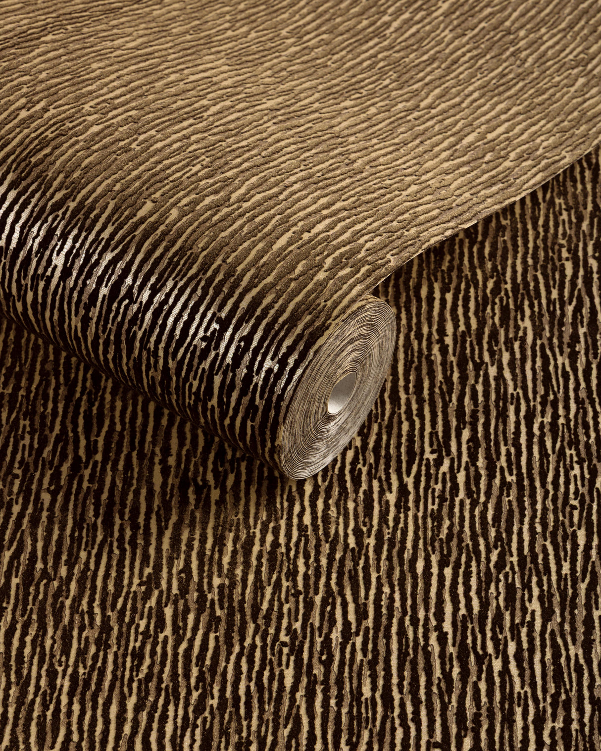 Lee Jofa MAIA FLOCK WC TIGER EYE Wallpaper