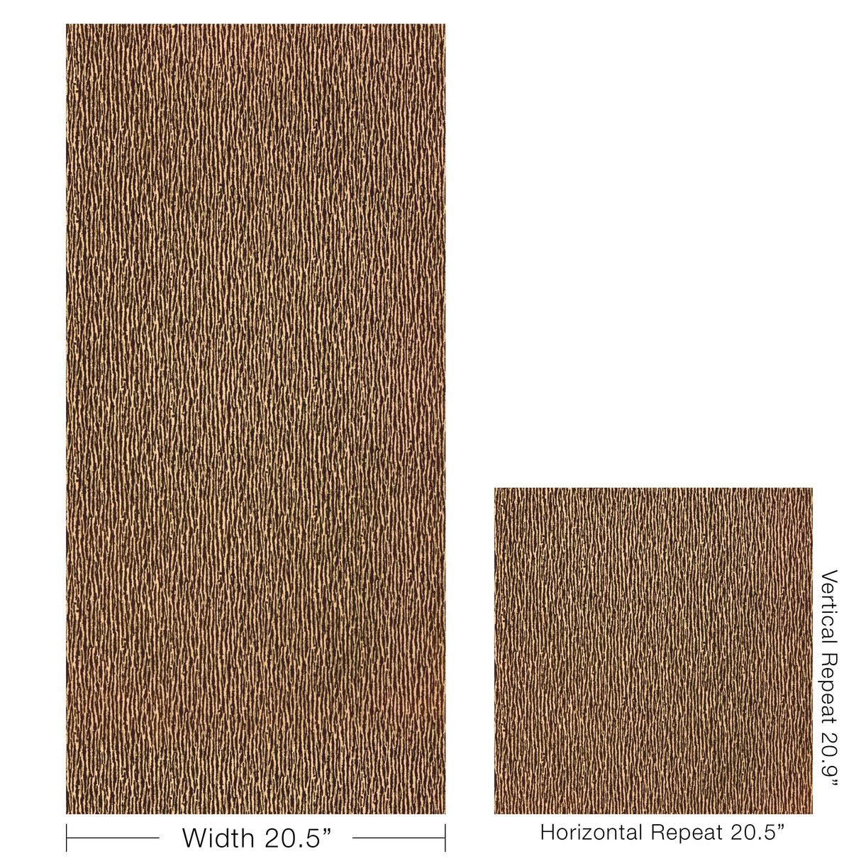 Lee Jofa MAIA FLOCK WC TIGER EYE Wallpaper