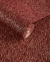 Lee Jofa MAIA FLOCK WC GARNET Wallpaper