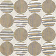 Veer Decor Horizon Circles Brown Peel and Stick Wallpaper