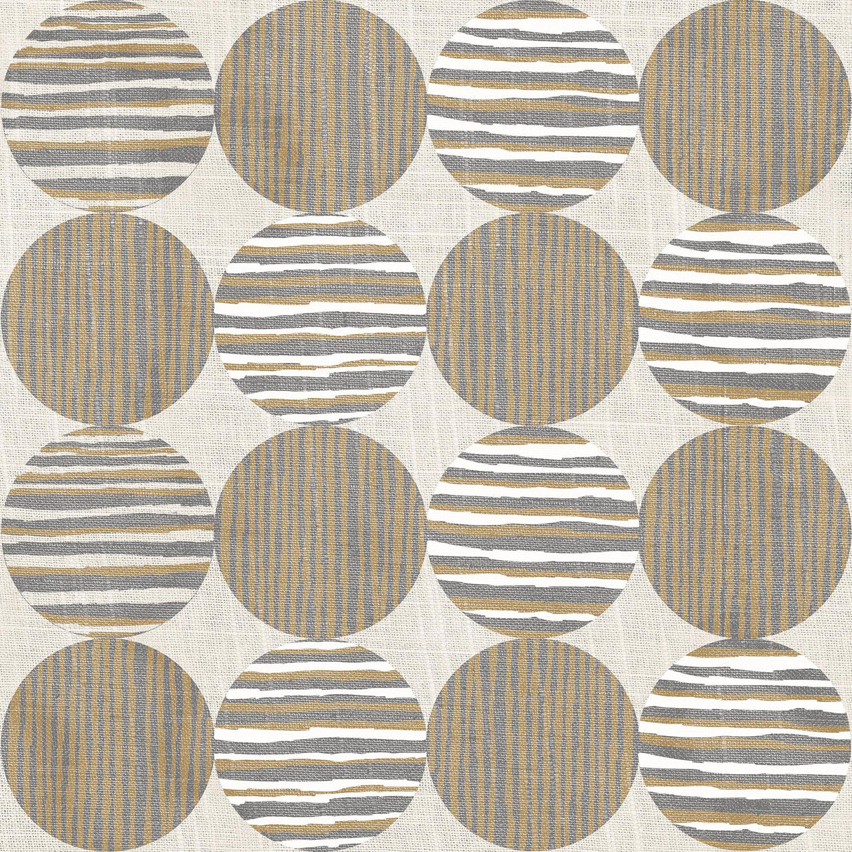 Veer Decor Horizon Circles Brown Peel and Stick Wallpaper