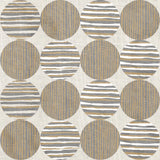 Veer Decor Horizon Circles Brown Peel and Stick Wallpaper