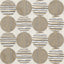 Veer Decor Horizon Circles Brown Peel and Stick Wallpaper