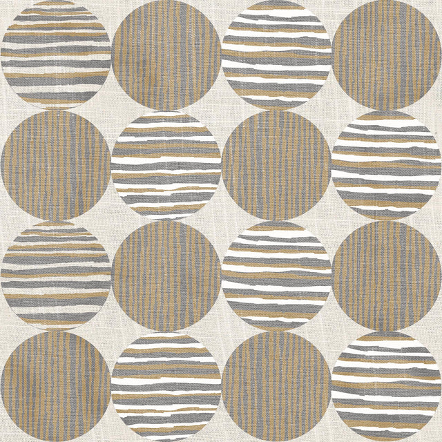 Veer Decor Horizon Circles Brown Peel and Stick Wallpaper