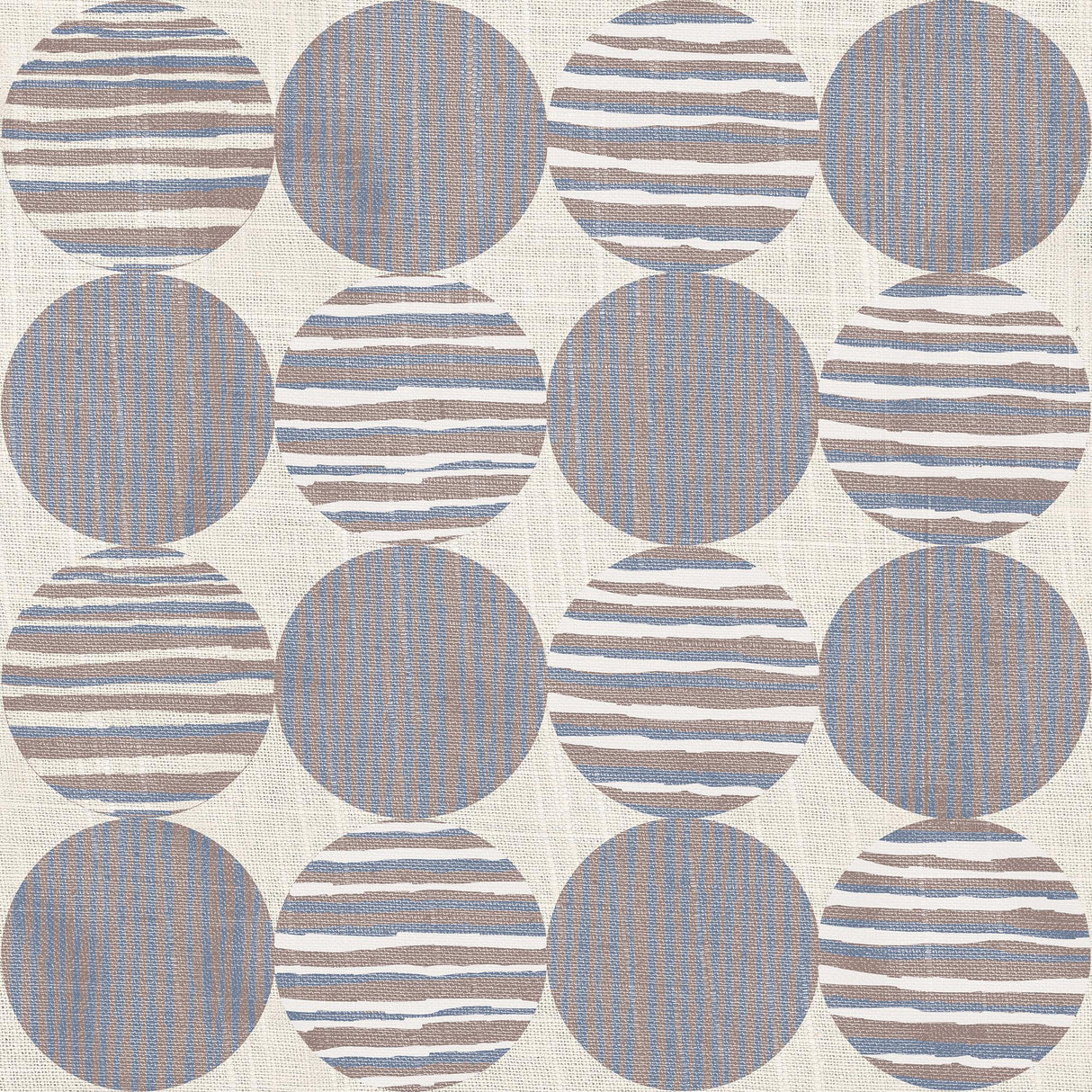 Veer Decor Horizon Circles Blue Peel and Stick Wallpaper