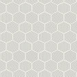 Veer Decor Striped Hexagonal Mosaic Grey Peel and Stick Wallpaper