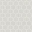 Veer Decor Striped Hexagonal Mosaic Grey Peel and Stick Wallpaper