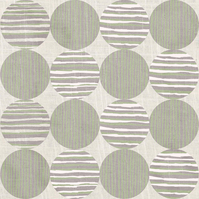 Veer Decor Horizon Circles Green Peel and Stick Wallpaper