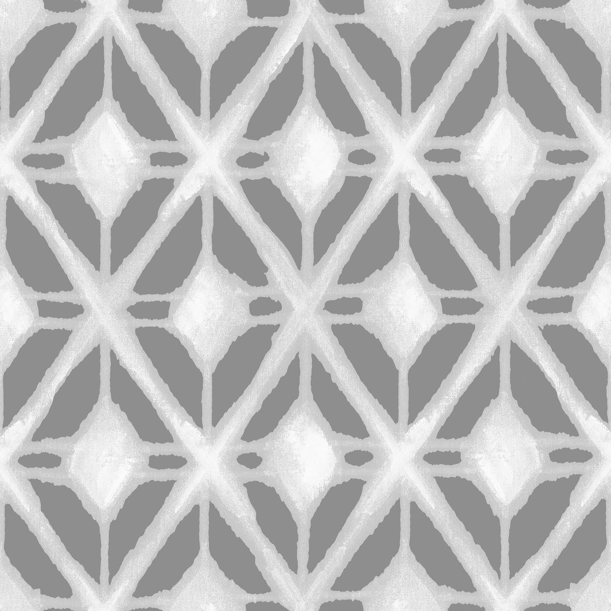 Veer Decor Shibori Geometric Grey Peel and Stick Wallpaper