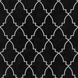 Veer Decor Medina Trellis Black Peel and Stick Wallpaper