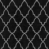 Veer Decor Medina Trellis Black Peel and Stick Wallpaper