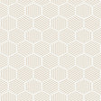 Veer Decor Striped Hexagonal Mosaic Taupe Peel and Stick Wallpaper