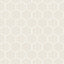 Veer Decor Striped Hexagonal Mosaic Taupe Peel and Stick Wallpaper