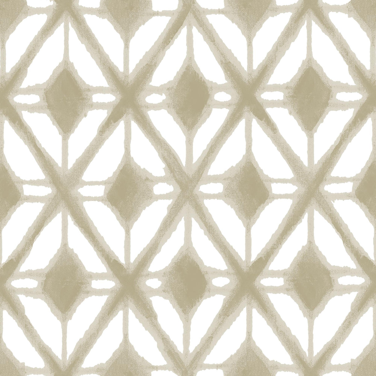 Veer Decor Shibori Geometric Taupe Peel and Stick Wallpaper