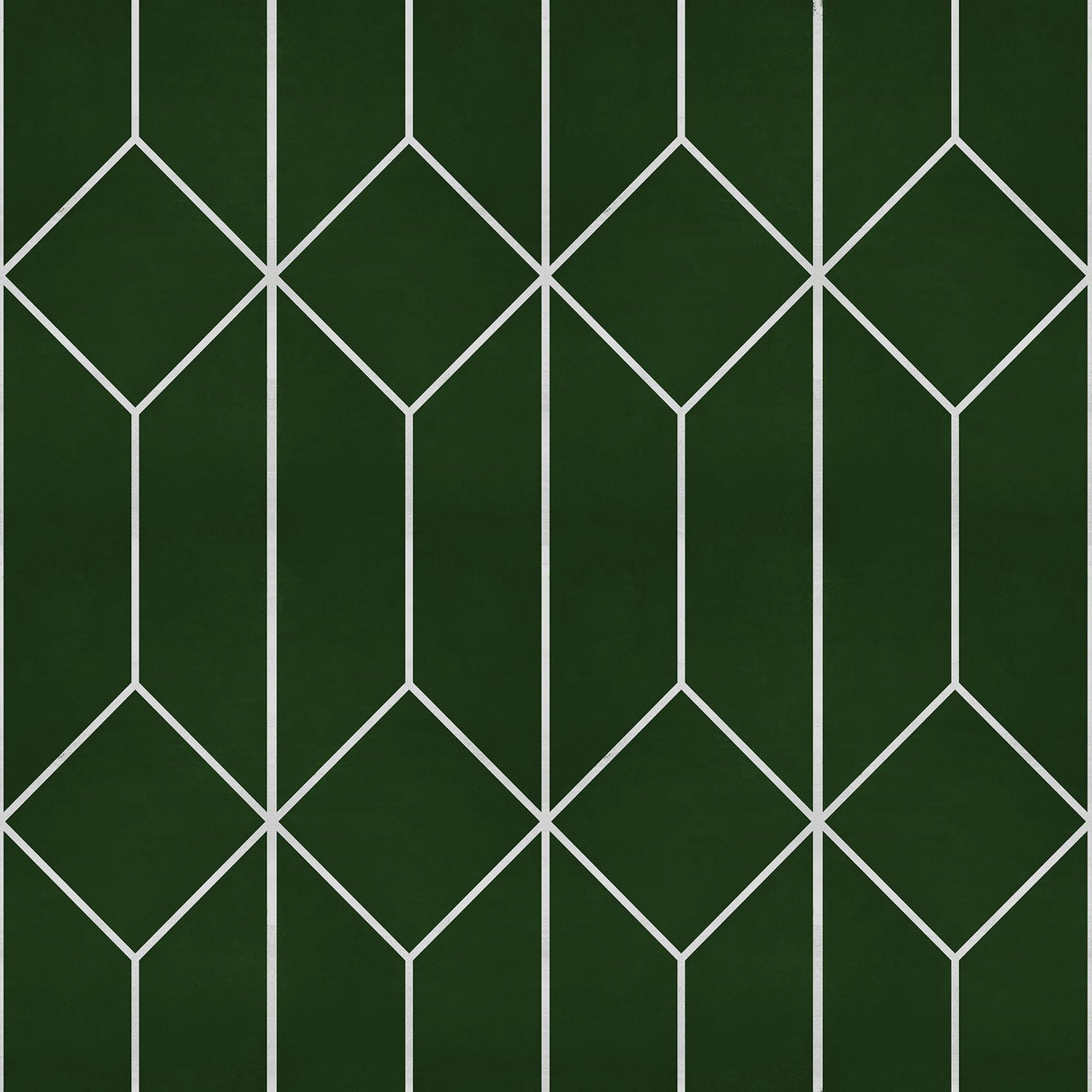 Veer Decor Diamond Trellis Green Peel and Stick Wallpaper