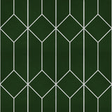 Veer Decor Diamond Trellis Green Peel and Stick Wallpaper