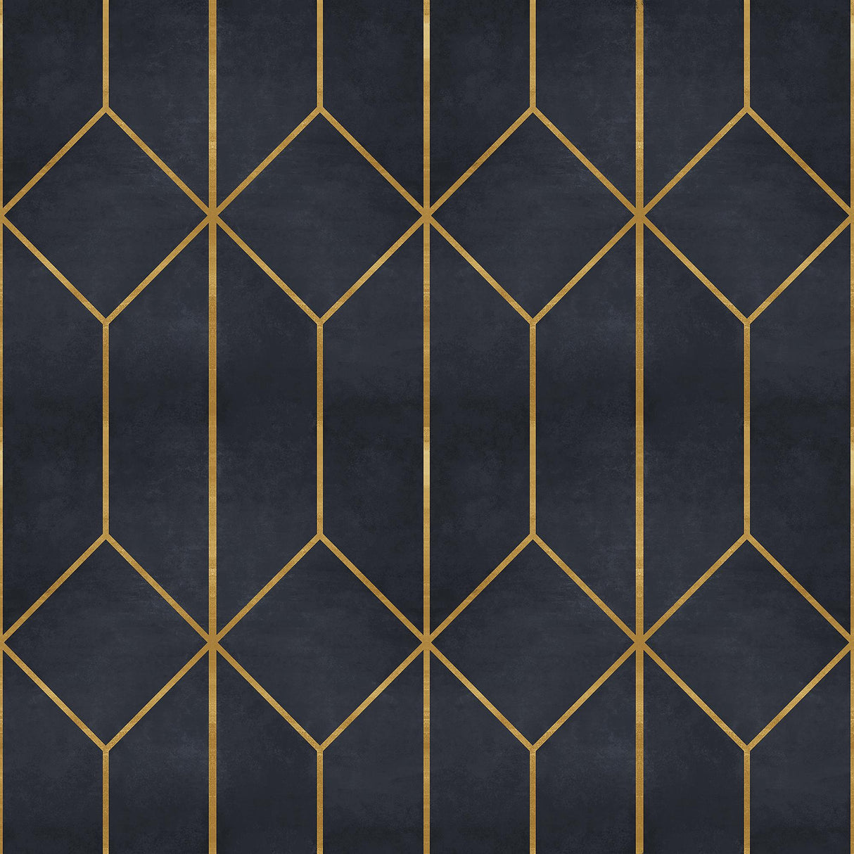 Veer Decor Diamond Trellis Navy Peel and Stick Wallpaper