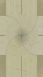 Veer Decor Mod Curves Beige Wall Mural