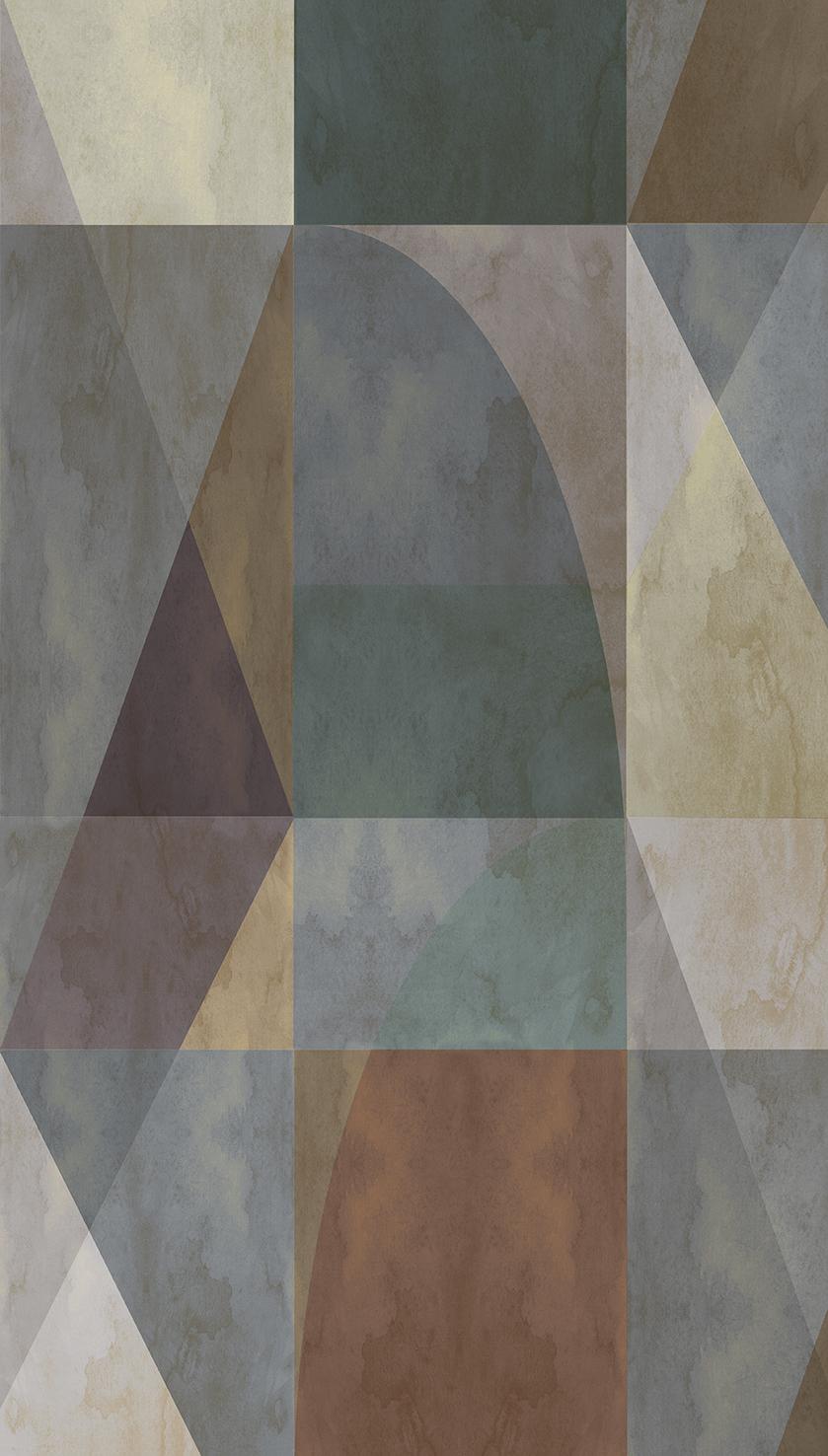 Veer Decor Geo Horizon Blue Wall Mural