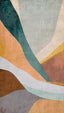 Veer Decor Curvilinear Canyon Orange Wall Mural