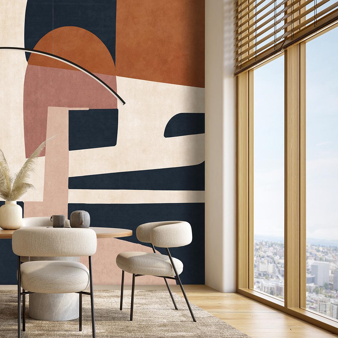 Veer Decor Terra Abstract Red Wall Mural