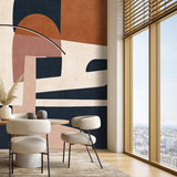 Veer Decor Terra Abstract Red Wall Mural