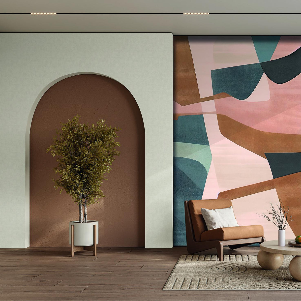 Veer Decor Canyon Strata Blue Wall Mural