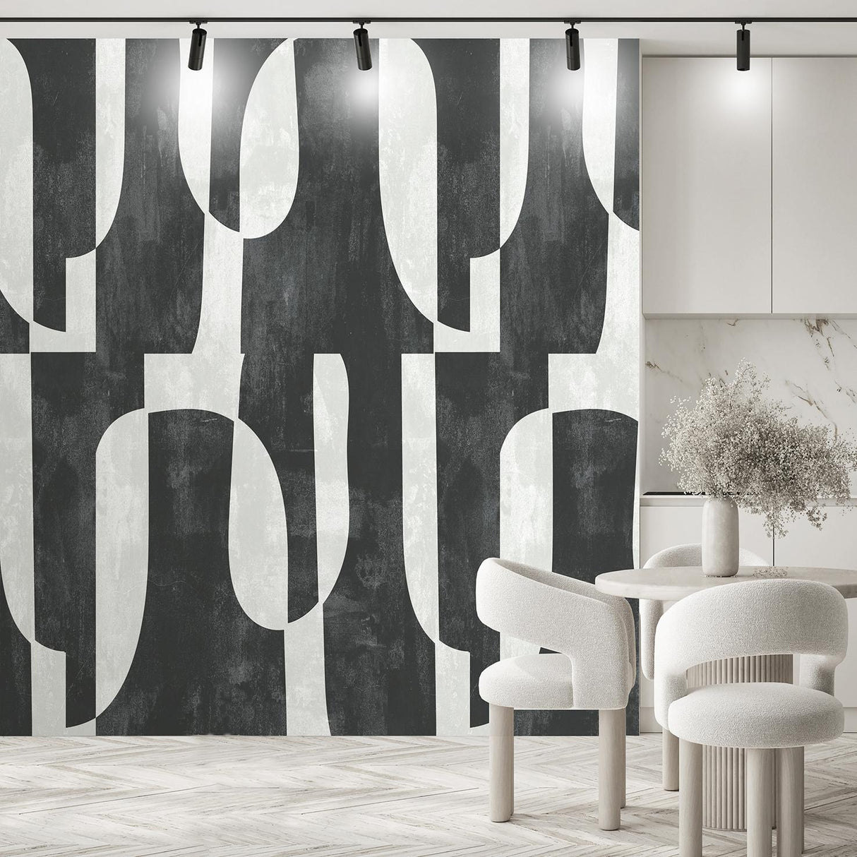 Veer Decor Mod Monolith Black Wall Mural