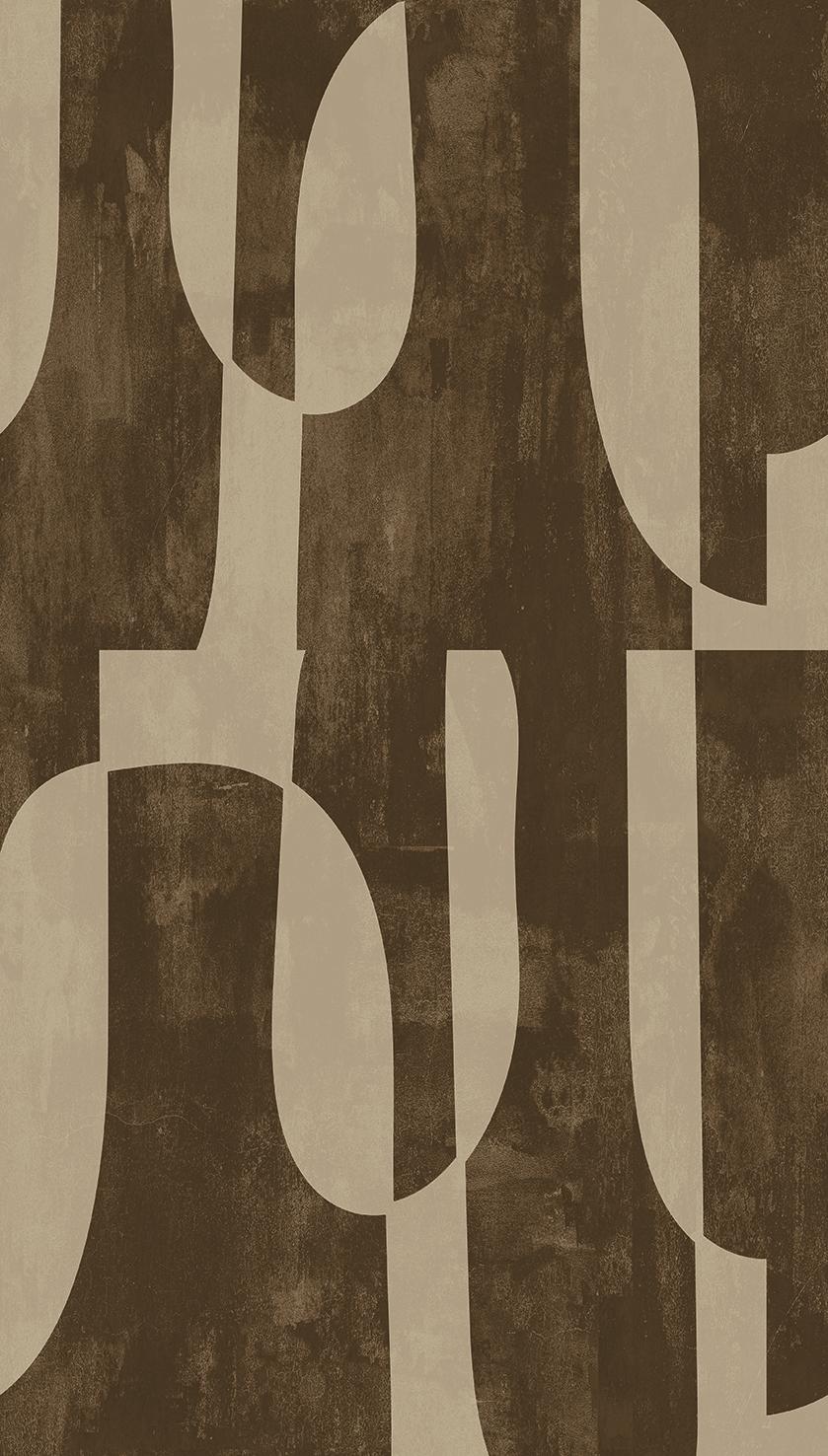 Veer Decor Mod Monolith Brown Wall Mural