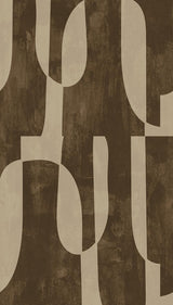 Veer Decor Mod Monolith Brown Wall Mural