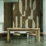 Veer Decor Mod Monolith Brown Wall Mural