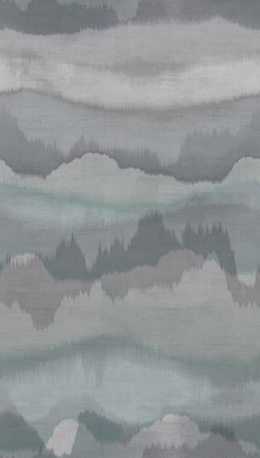 Veer Decor Painted Horizon Grey Wall Mural