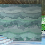 Veer Decor Painted Horizon Grey Wall Mural