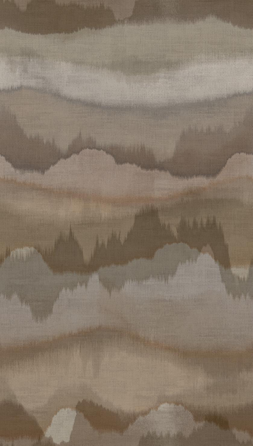 Veer Decor Painted Horizon Brown Wall Mural