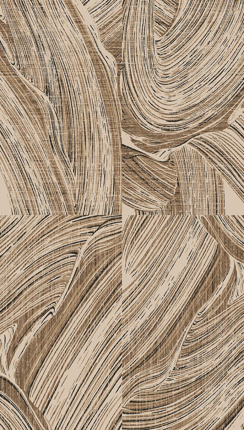 Veer Decor Alabaster Brown Wall Mural