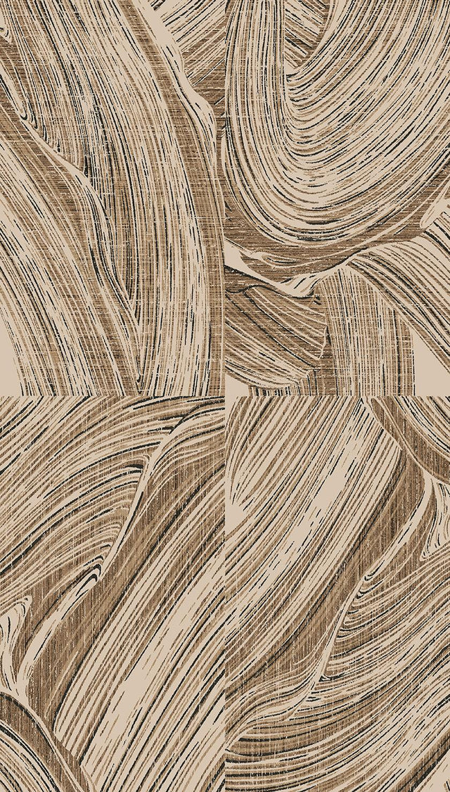 Veer Decor Alabaster Brown Wall Mural