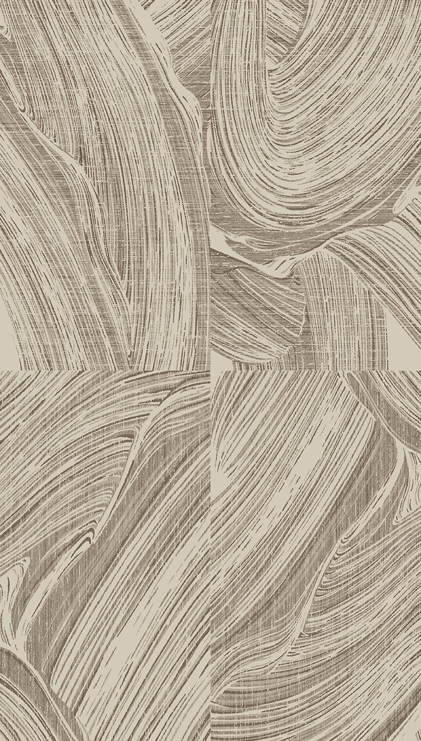 Veer Decor Alabaster Taupe Wall Mural