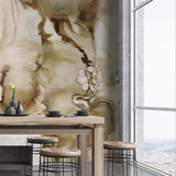 Veer Decor Onyx Flow Brown Wall Mural