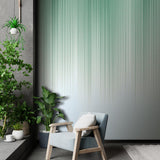 Veer Decor Rainfall Mural Green Wall Mural