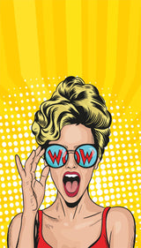 Veer Decor Baywatch Wow Pop Art Wall Mural