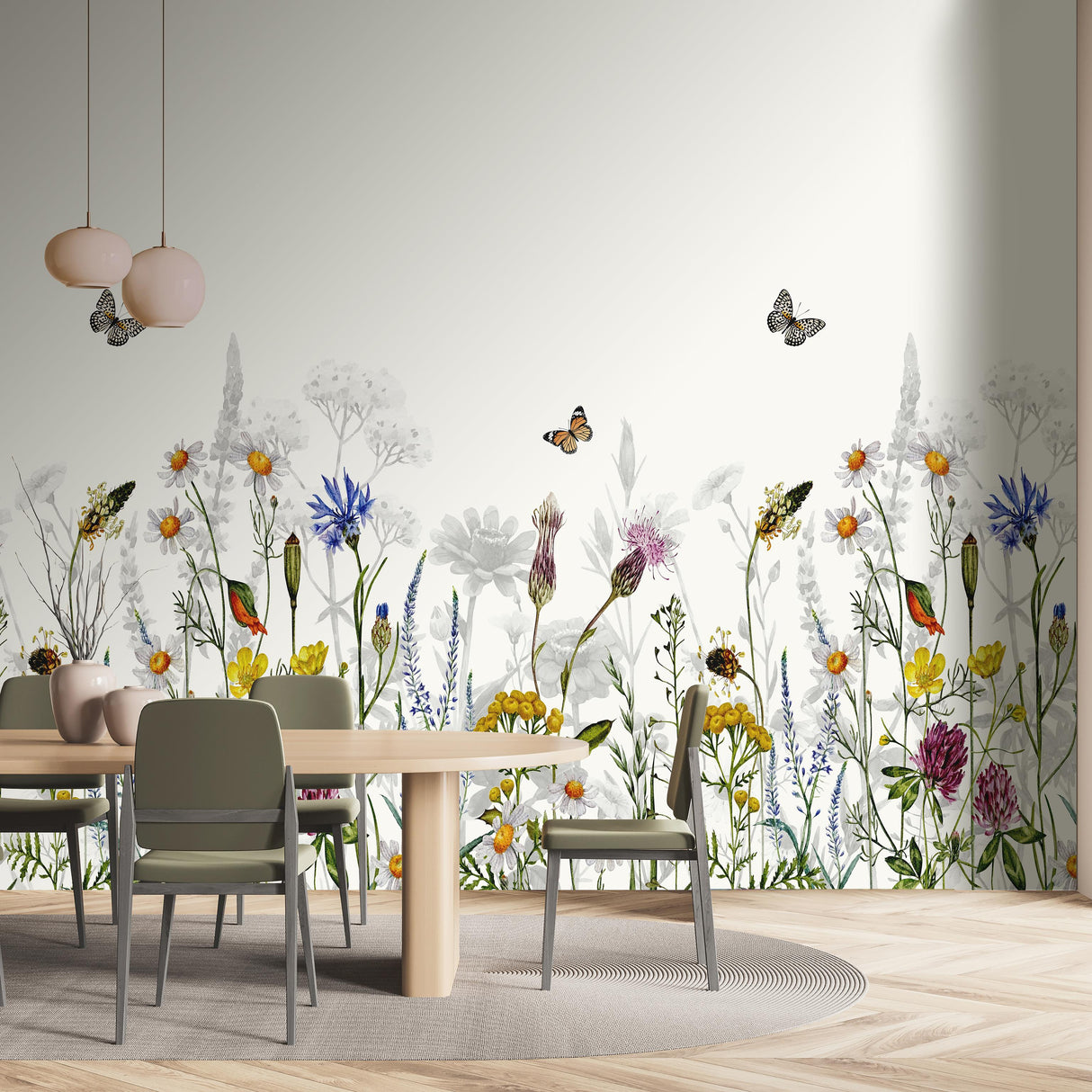 Veer Decor Wildflowers Wall Mural