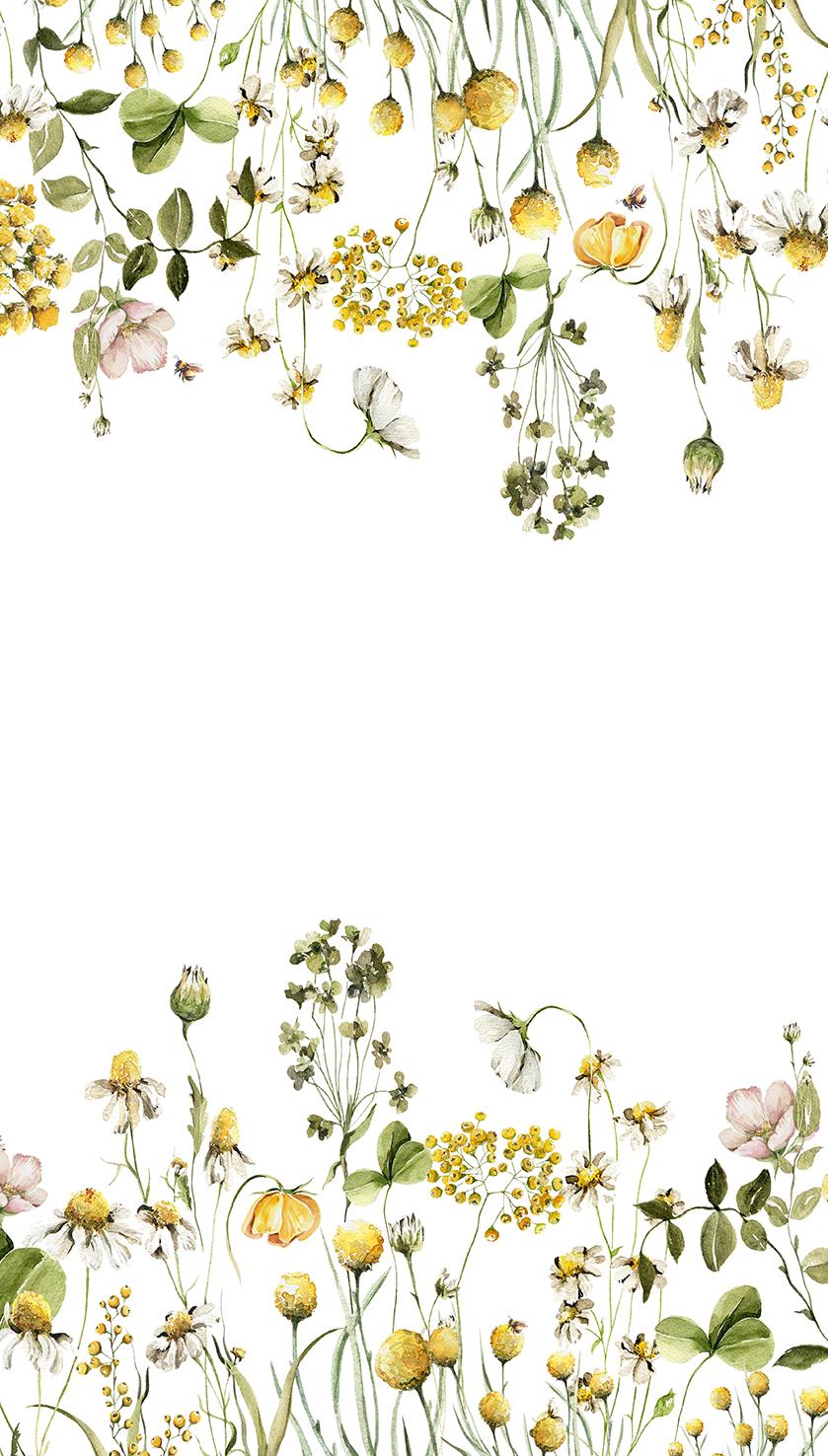 Veer Decor Field Blossom Yellow Wall Mural