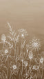 Veer Decor Wild Flora Sketch Taupe Wall Mural