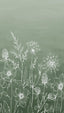 Veer Decor Wild Flora Sketch Green Wall Mural