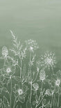 Veer Decor Wild Flora Sketch Green Wall Mural