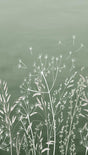 Veer Decor Dandelion Drift Green Wall Mural