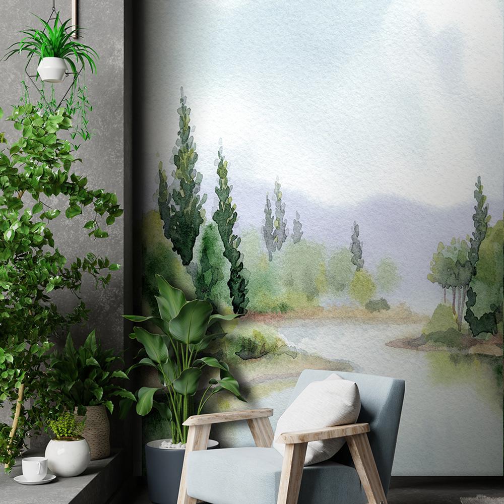 Veer Decor Serene River Wall Mural