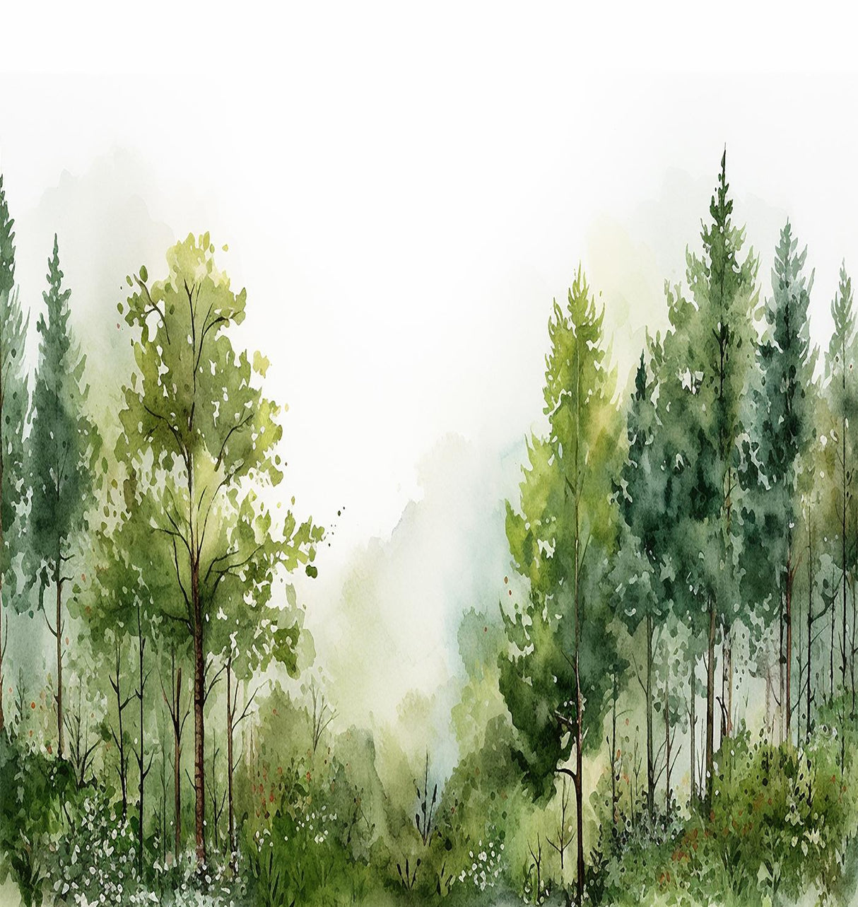 Veer Decor Watercolor Grove Wall Mural