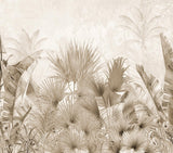 Veer Decor Tropical Wilderness Sepia Wall Mural