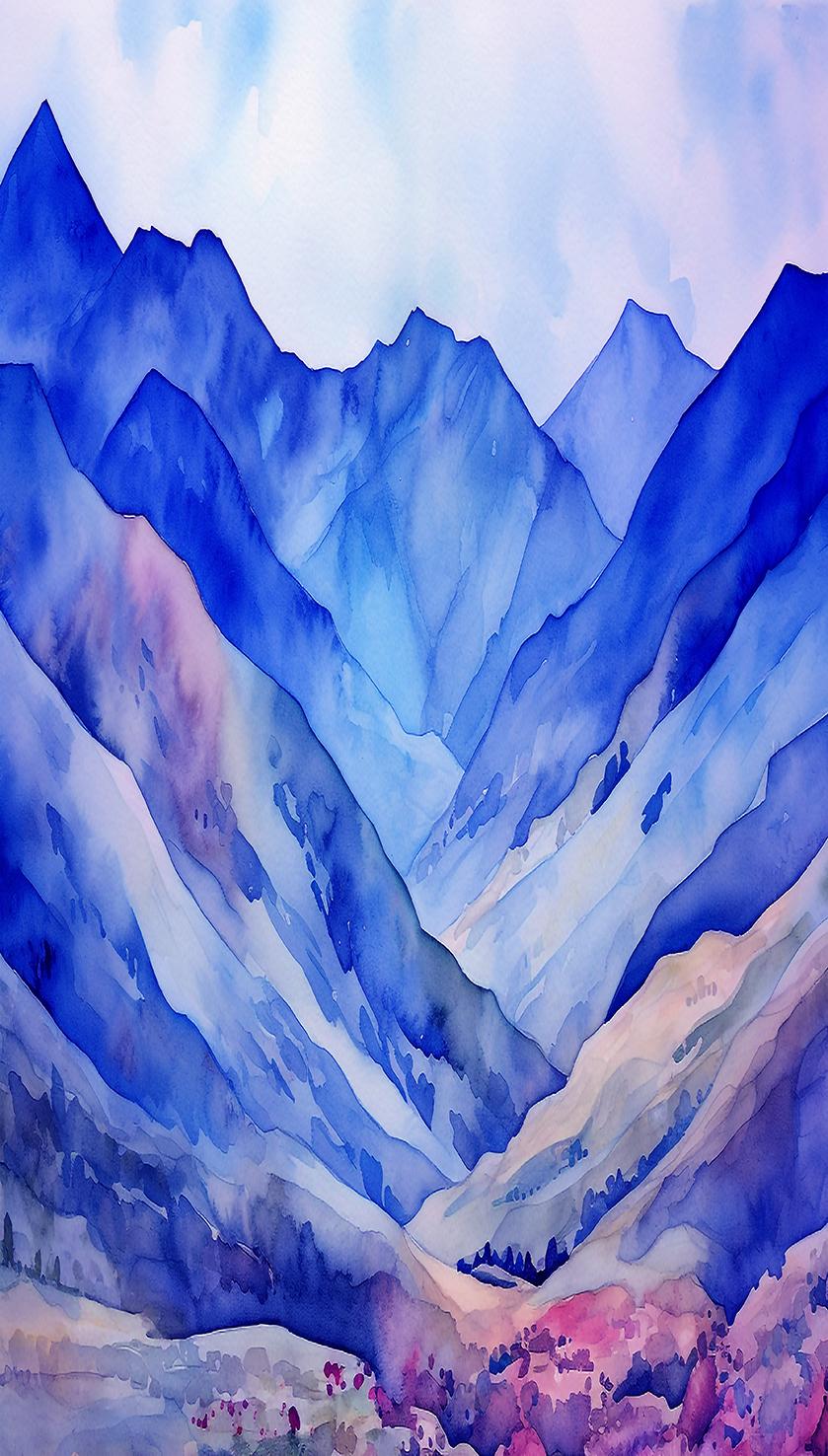 Veer Decor Chromatic Cliffs Wall Mural